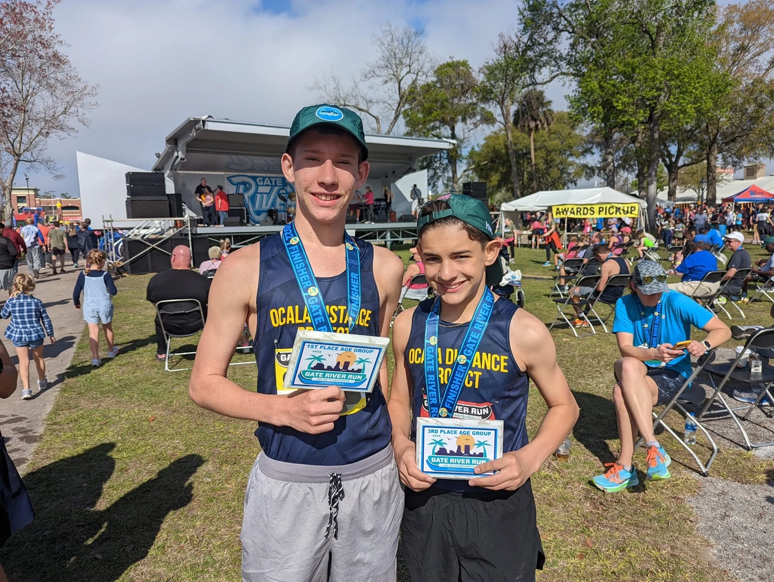 ODP Athletes at Gate River Run